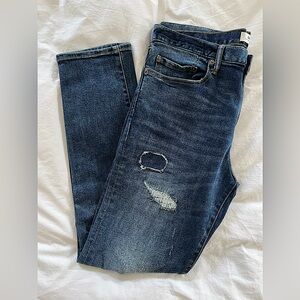 Gap Men’s Denim Skinny Distressed Jeans Size 34x30